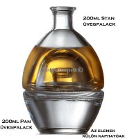 200ml Pan - pálinkás üveg